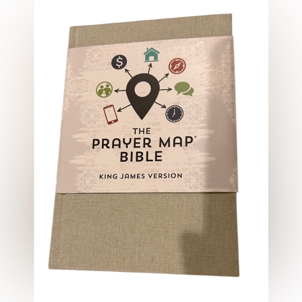 Barbour Tan Prayer Map Bible